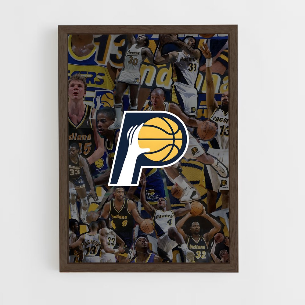 Poster Pacers en Action – affiche Basketball (vue 5)